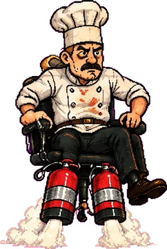 The chef pilot.